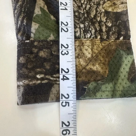REDHEAD Men's Camo Mesh Lightweight Button Down 2 Pockets Shirt  Size Large - Picture 8 of 9